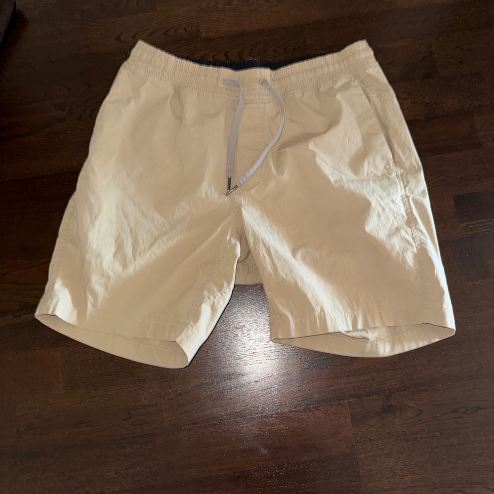 Lululemon Beige Drawstring Shorts - Linerless